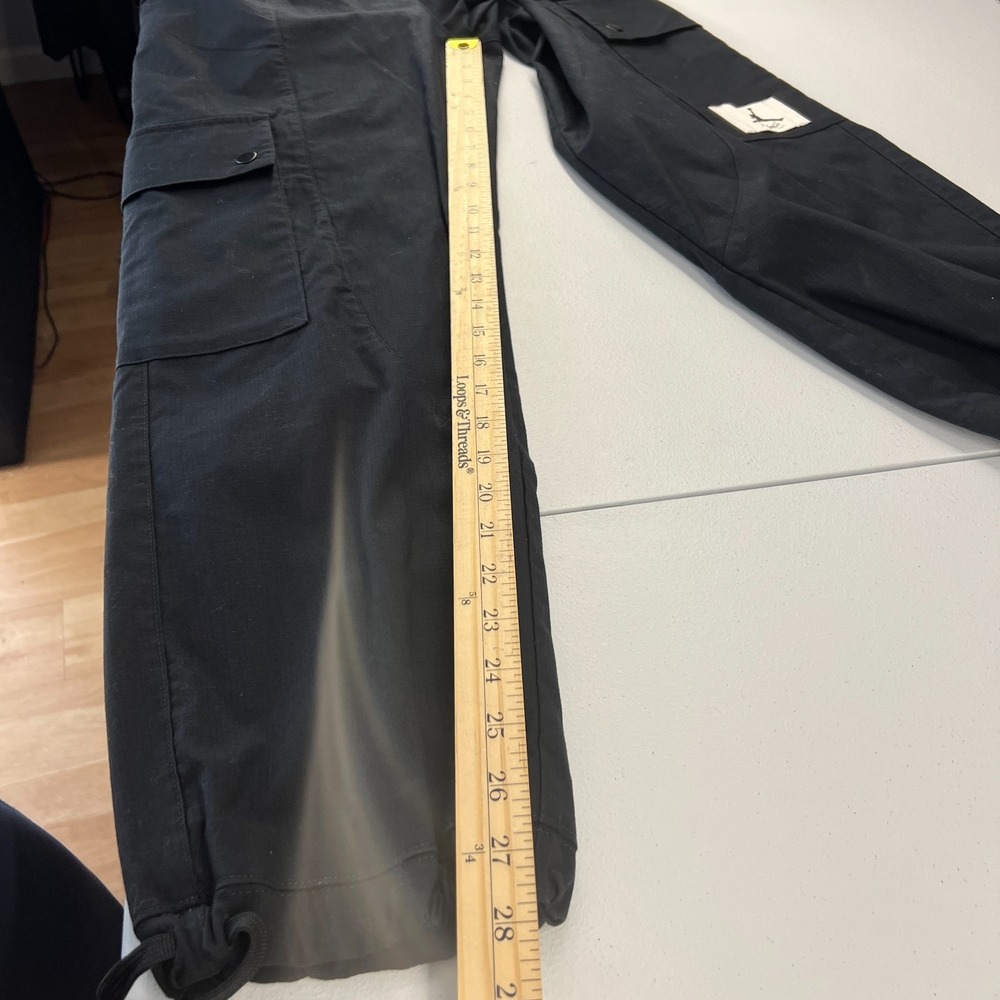 Nike Air Jordan Cargo Pants Womens XS Black Cotton Loose Fit High Rise Outdoor - Picture 11 of 16